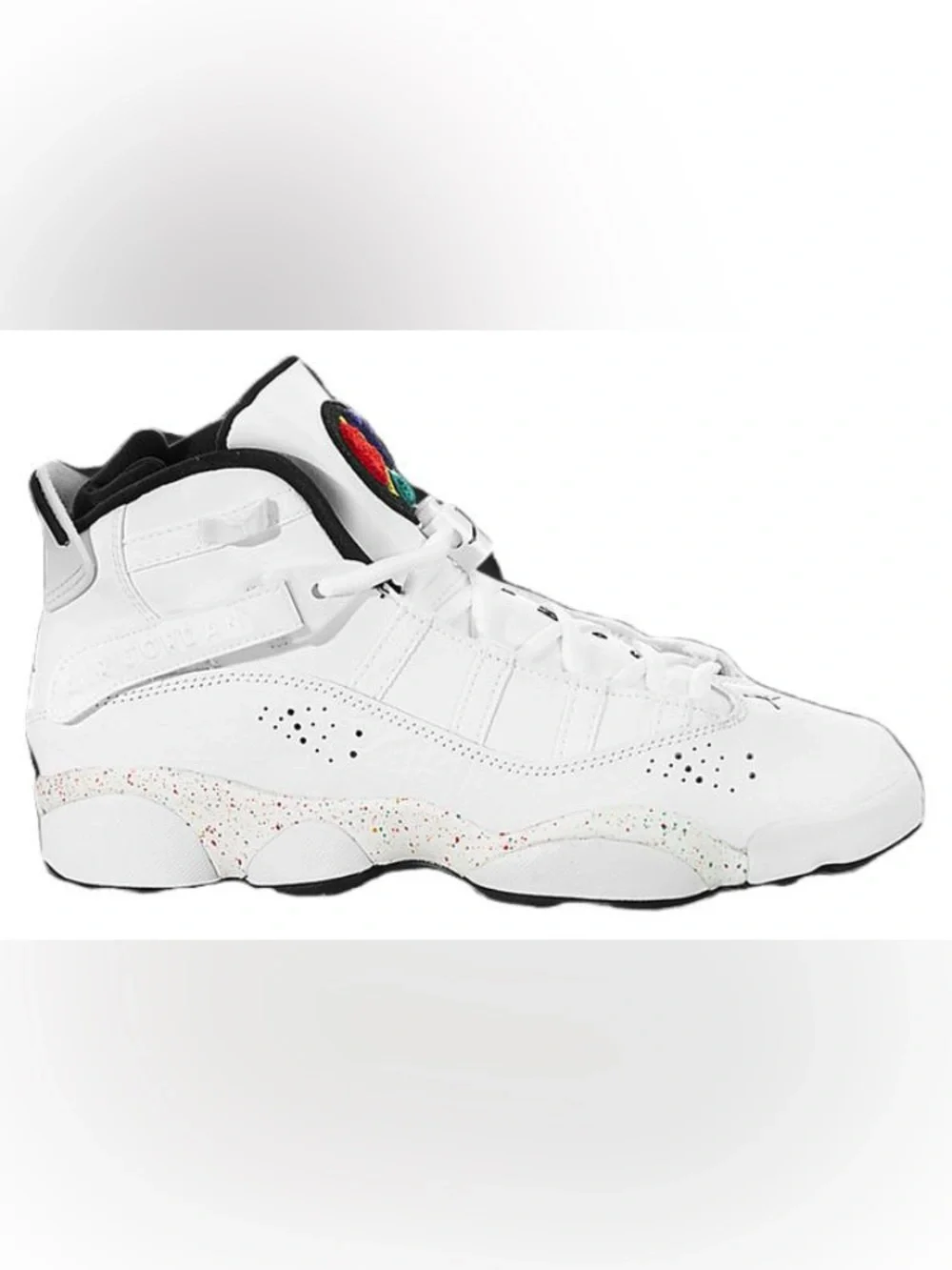 NIke Jordan 6 Rings Mid Confetti - 323419 6.5 youth